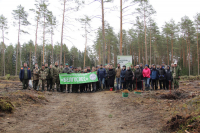 Работнікі ўстановы «РЛСНЦ» прынялі ўдзел у акцыі «Тыдзень лесу»